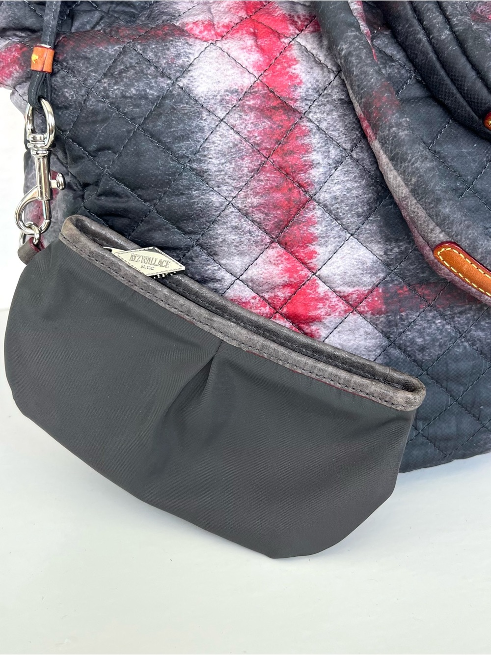 MZ WALLACE Metro Multicolor Quilted Nylon Lightweight EX Large Shoulder Bag Tote - Picture 5 of 16